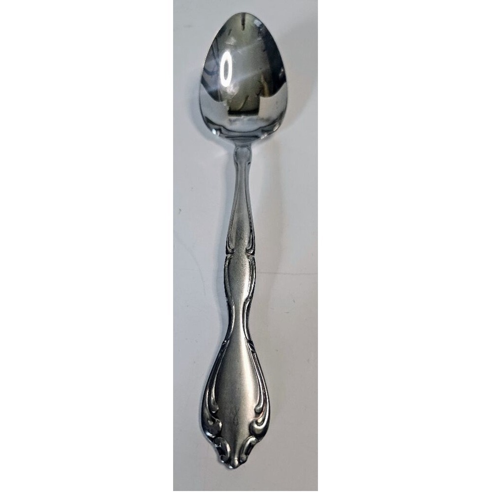 Oneida Satin Cantata Serving Spoon 18/8 Stainless Steel Made in USA